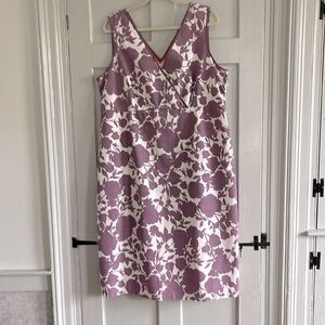 Boden sleeveless cotton dress. Size 16 L.
